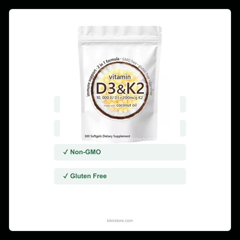 vitamin d3 k2 softgels benefits