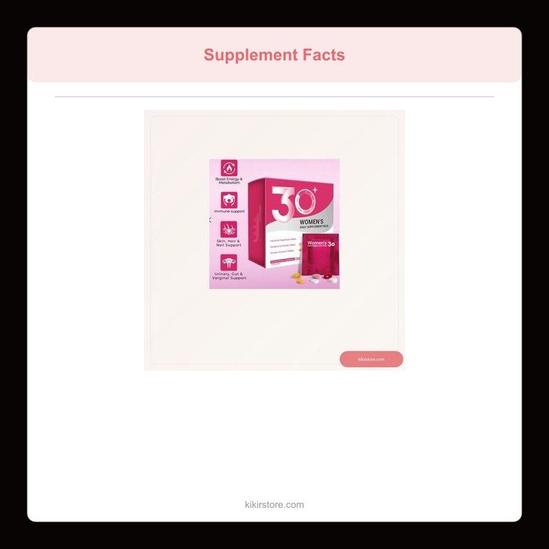 women multi collagen vitamins label